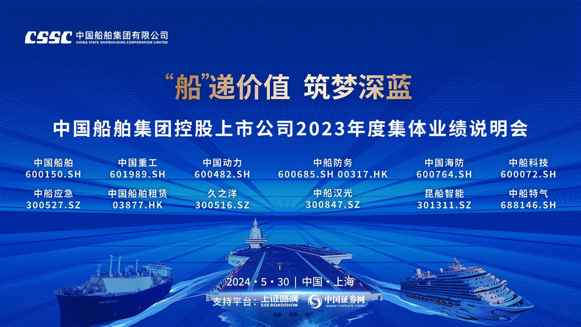 “船”递价值 筑梦深蓝——中国船舶集团控股上市公司2023年度集体业绩说明会
