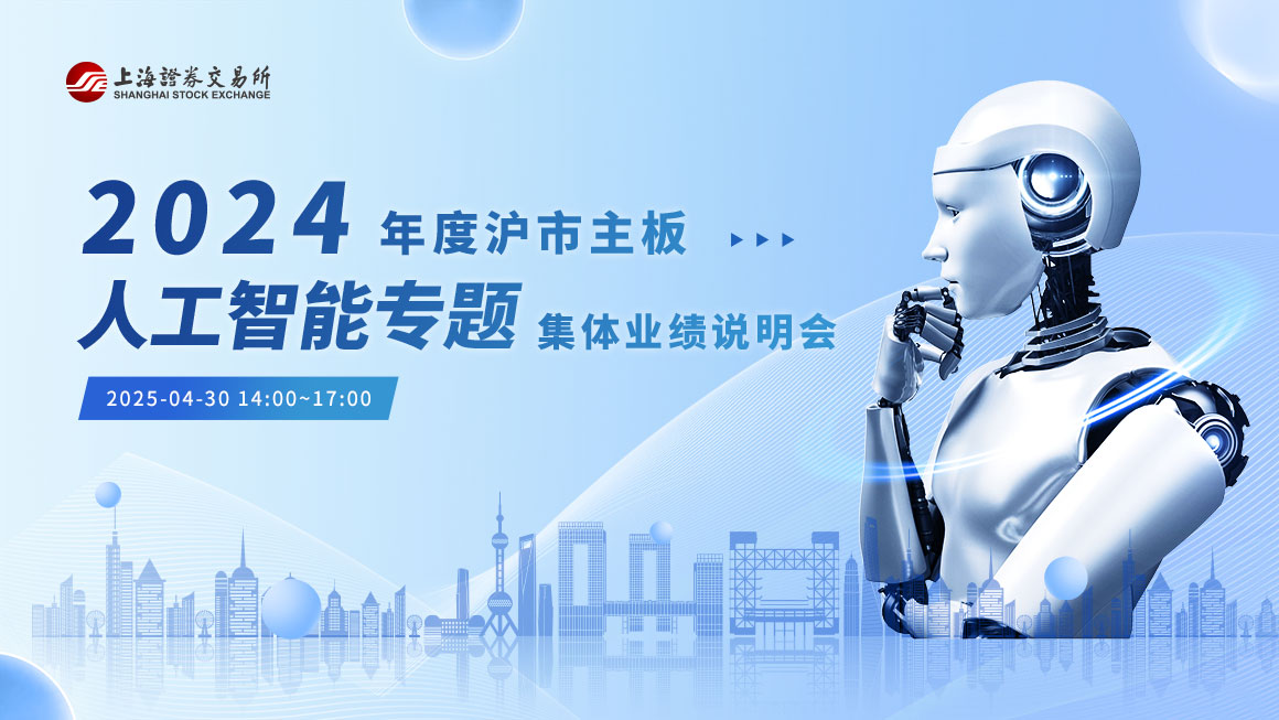 2024年度沪市主板人工智能专题集体业绩说明会