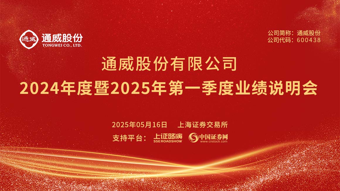 通威股份2024年度暨2025年第一季度业绩说明会