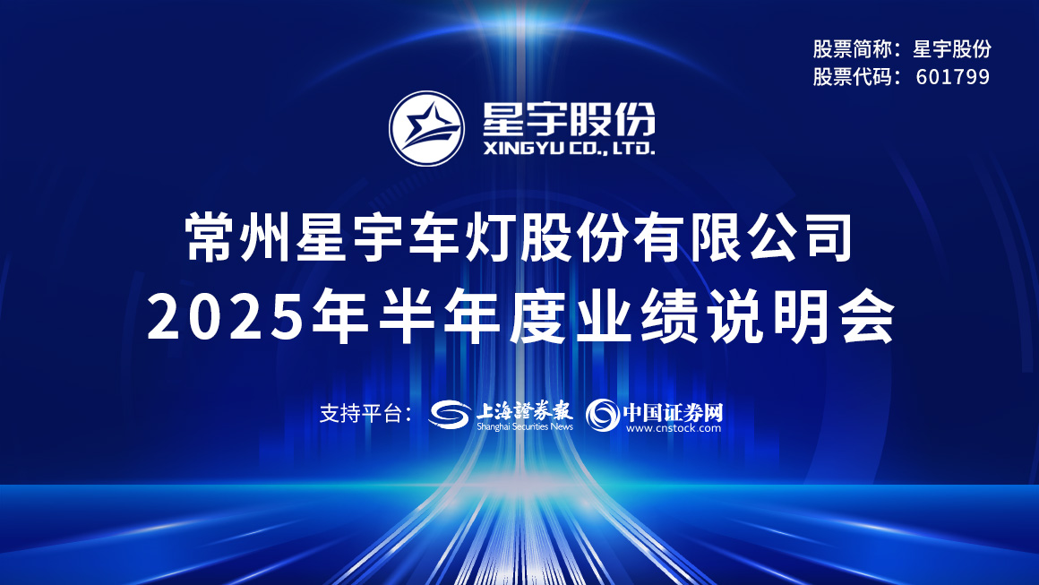 星宇股份2025年半年度业绩说明会