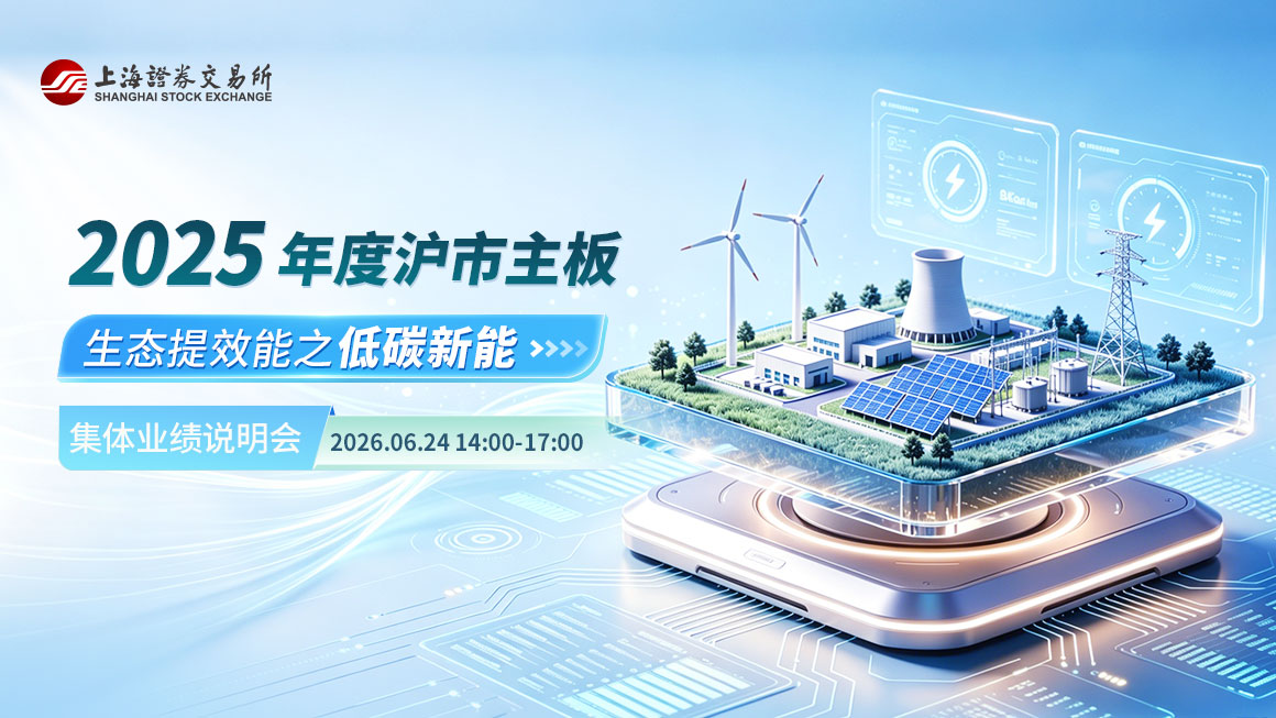 沪市主板生态提效能之低碳新能专题2025年年度集体业绩说明会